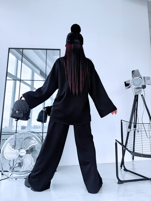 LARGE SIZE set "MANHATTAN" - BLACK